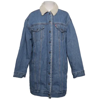 Gefütterte Jeansjacke (Blau) von Levi's Premium Baumwolle, Kunstpelz