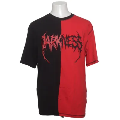 T-shirt (Zwart, Rood) van Black Squad Katoen