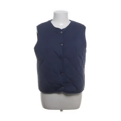 Outer vest (Blue, White) from Cache Cache Cotton, Polyester