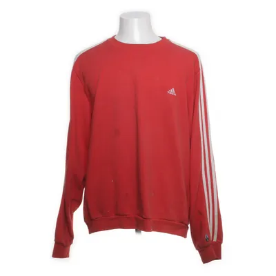 Sweatshirt (Red, White) from Adidas Cotton, Polyester