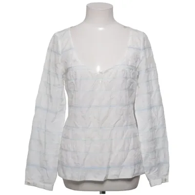 Blouse (White, Blue) from Múus