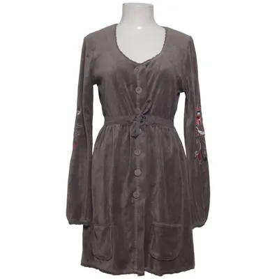 Jurk (Grijs) van Cream Katoen, Polyester