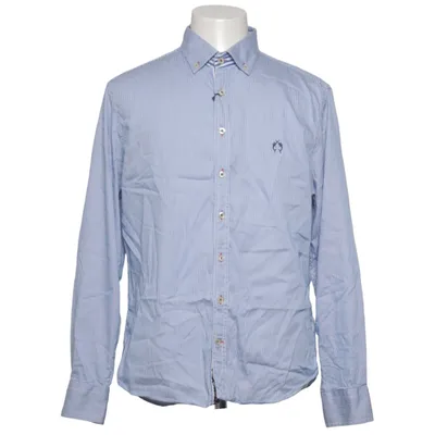 Shirt (Blauw, Wit) van Claudio Campione Katoen
