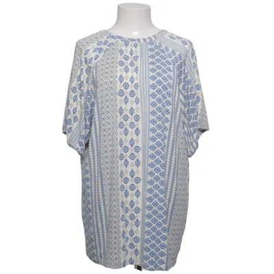 Top (Blauw, Wit) van Signature Elastaan, Viscose