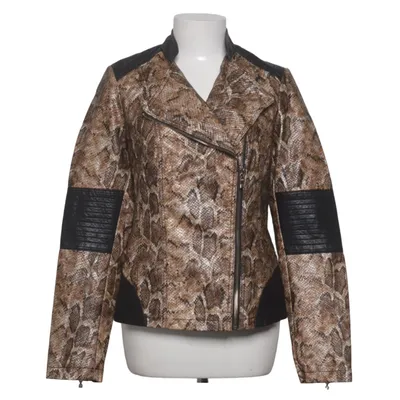 Bikerjacke (Braun, Schwarz) von Sarah Kern Polyester, Polyurethan