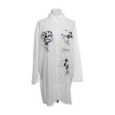 Shirt dress (White) from New Collection Italy Elastane, Viscose