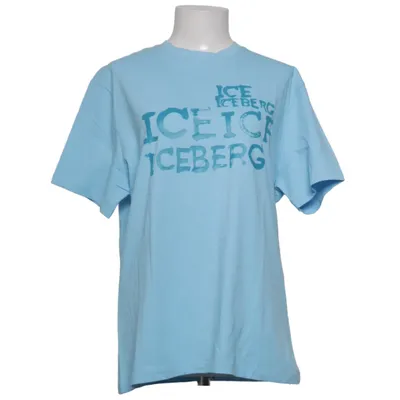 T-shirt (Bleu) de Ice Iceberg Coton, Élasthane