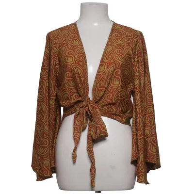 Blouse (Vert, Rouge) de Kalami Soie