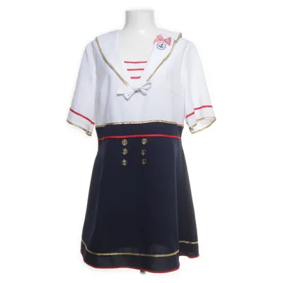 Dress (White, Blue, Multicolored) from Deiters Polyester