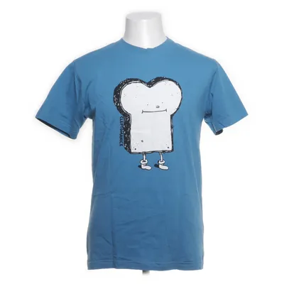 T-shirt (Blue, White, Black) from Cleptomanicx Cotton