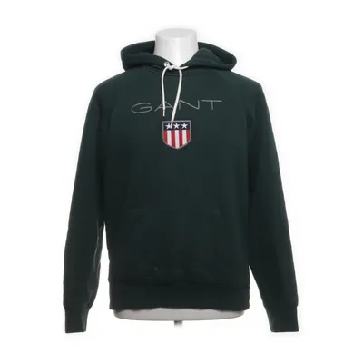 Huvtröja (Grön, Flerfärgad) från GANT Bomull, Polyester