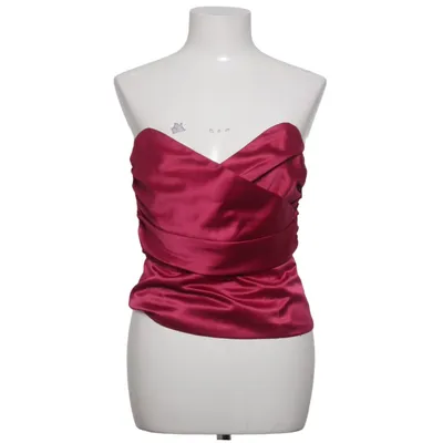 Top tube (Rose) de Edith & Ella Acétate, Coton, Élasthane, Polyester