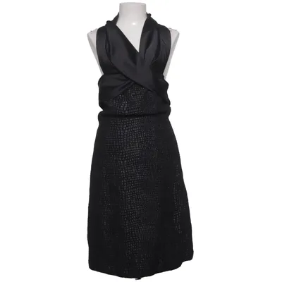 Dress (Black) from Javier Simorra Acetate, Acrylic, Cotton, Elastane, Nylon, Polyester, Viscose