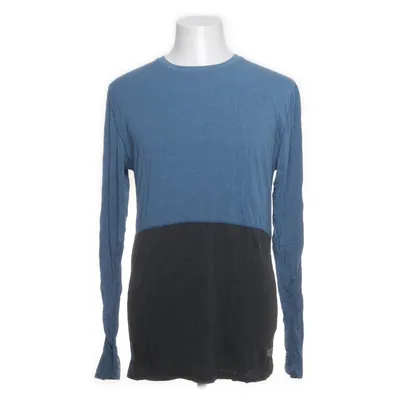 Langærmet t-shirt (Blå, Grå) fra Urberg Bambus, Elastan