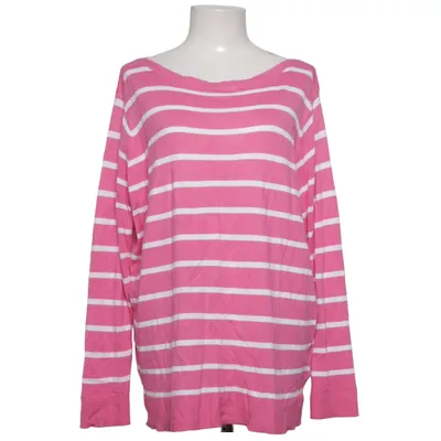 Sweater (Pink, Hvid) fra Takko Fashion Polyamid, Viscose