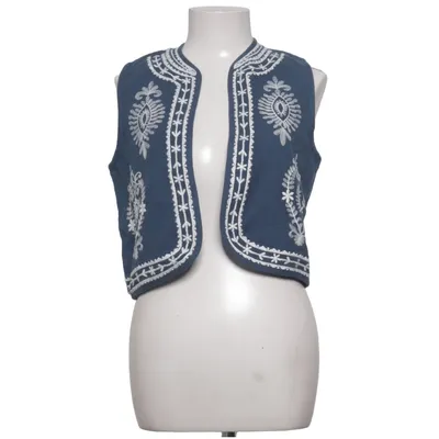Vest (Blue, White) from Mango