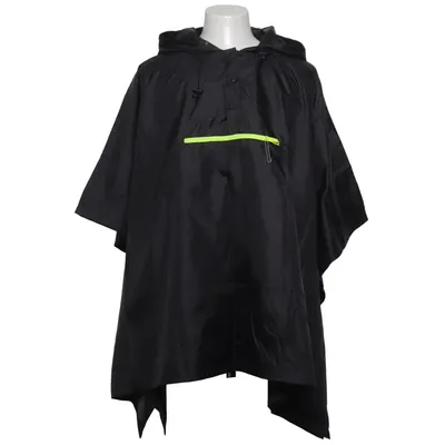Rain poncho (Black) from MyWear Active Polyester