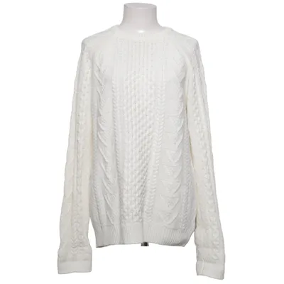 Sweater (White) from Size 8 Needle Acrylic, Cotton