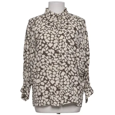 Blouse (Bruin, Wit) van Leon & Harper Viscose