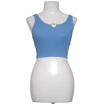 Crop top (Blå) fra Ouno Bomuld, Elastan