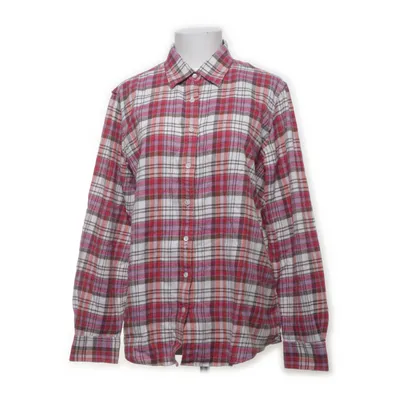 Flanellskjorta (Röd, Vit, Brun) från Lands' End Bomull