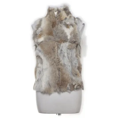 Väst (Flerfärgad) från Hollies Stockholm Bomull, Polyester, Polyuretan, Kaninpäls