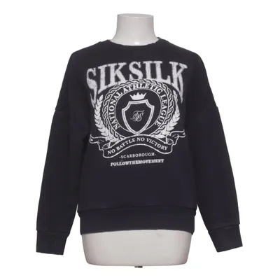 Sweatshirt (Noir) de SikSilk Coton, Polyester