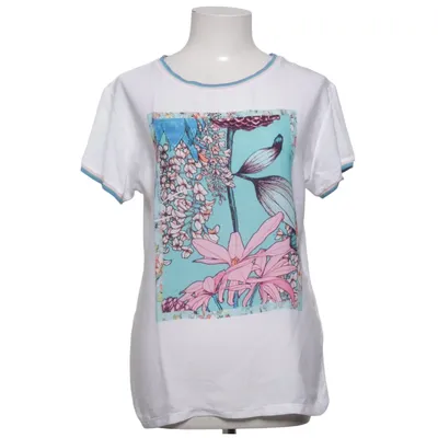 T-shirt (Hvid, Flerfarvet) fra Rich & Royal Bomuld, Polyester