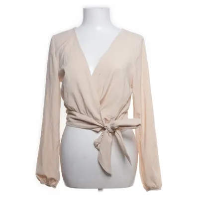 Wrap top (Beige) from Lofty Manner Elastane, Polyester