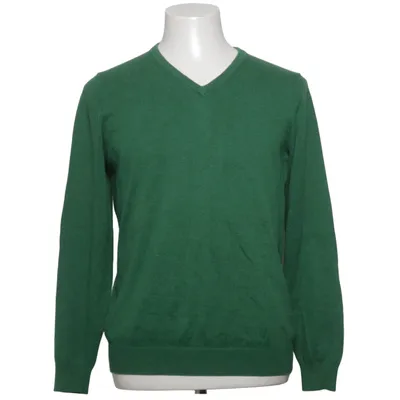 Pullover (Groen) van Alan Paine Kasjmier, Katoen