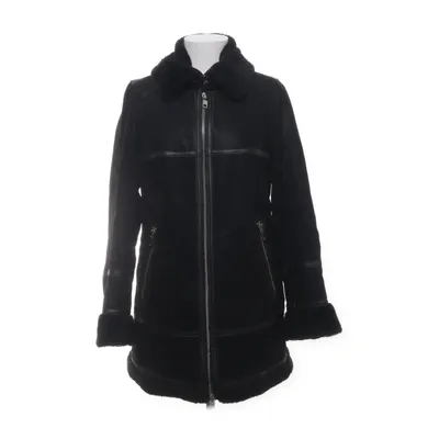 Shearling jacket (Black) from Freaky Nation Leather, Polyester