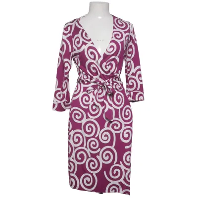 Wrap dress (Purple, White) from Diane von Furstenberg Silk