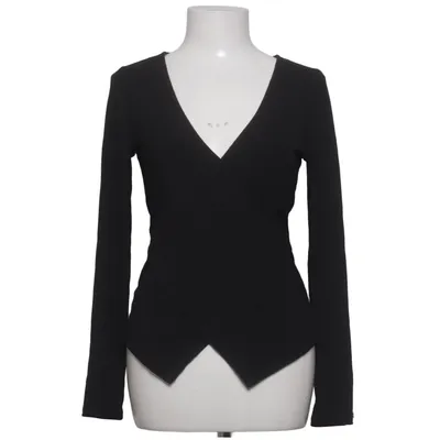 Wrap top (Black) from Chiara Forthi Elastane, Polyester, Viscose