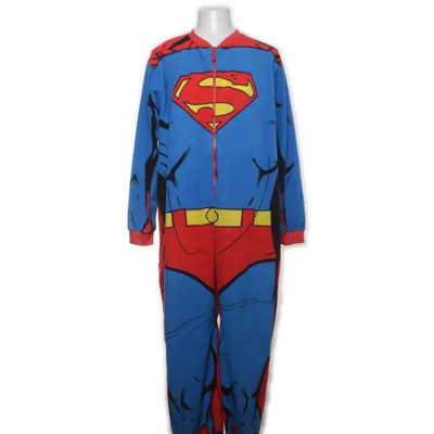 Mjukisdräkt (Blå, Röd, Gul, Flerfärgad) från Superman Elastan, Polyester