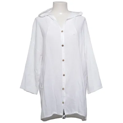 Cardigan (White) from Befree Cotton, Linen
