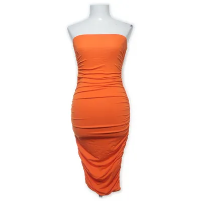 Kleid (Orange) von Shein Elasthan, Viskose