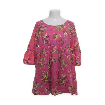 Klänning (Flerfärgad, Rosa) från Q Bomull