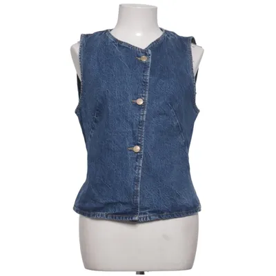 Spijker gilet (Blauw) van Zara Katoen