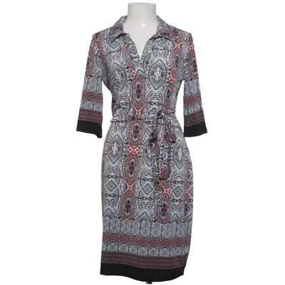 Shirt dress (Black, White, Multicolored) from Mlle Gabrielle Elastane, Polyester