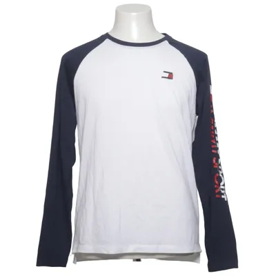 Long sleeve T-shirt (White, Blue) from Tommy Sport Cotton, Polyester