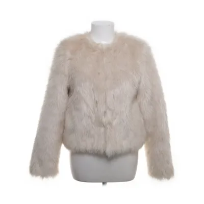 Vinterjacka (Beige) från H&M Akryl, Pälsimitation, Polyester
