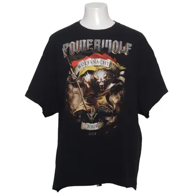 T-shirt (Sort, Flerfarvet) fra Gildan Bomuld
