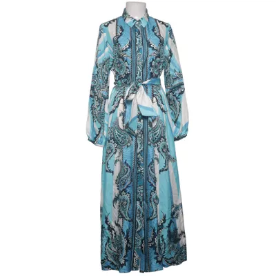 Shirt dress (Blue, White, Black) from Mrs & Hugs Silk