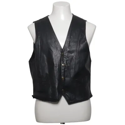 Läderväst (Svart) från ABA Skinn, Polyester