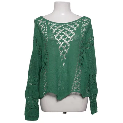 Tröja (Grön) från Zara Knit Bomull, Polyamid