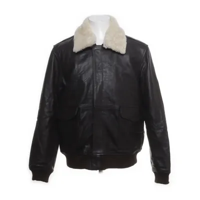 Leren jack (Bruin) van Infinity Man Polyester, Leer
