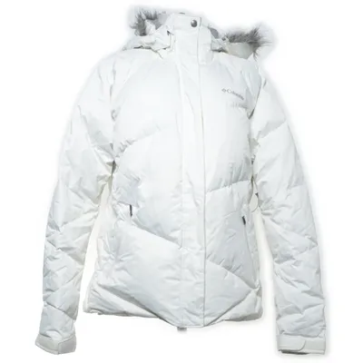 Dunjacka (Vit, Grå) från Columbia Akryl, Dun, Fjädrar, Polyamid, Polyester