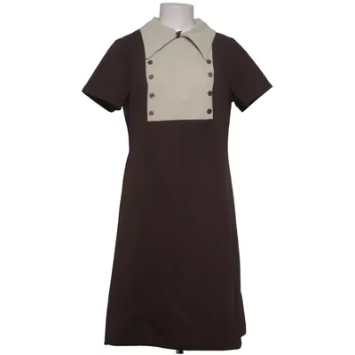 Jurk (Bruin, Beige) van Warm