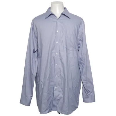 Shirt (Blauw, Wit) van Walbusch Katoen