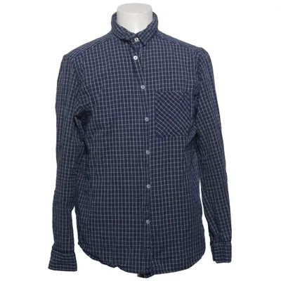 Flanellen overhemd (Blauw) van Identic Man